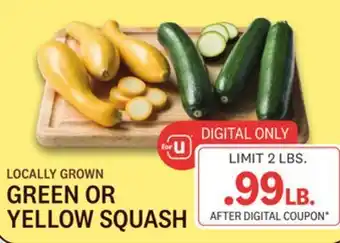 Kings Food Markets Green or yellow squash offer