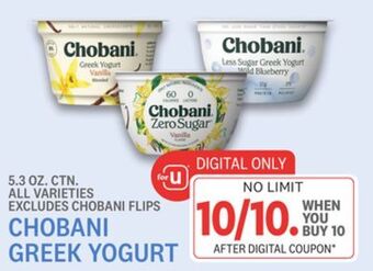 Kings Food Markets Chobani greek yogurt offer