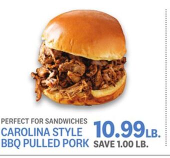 Kings Food Markets Carolina style bbq pulled pork offer