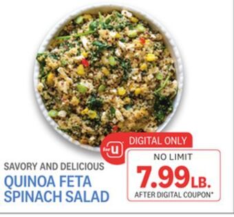 Kings Food Markets Quinoa feta spinach salad offer
