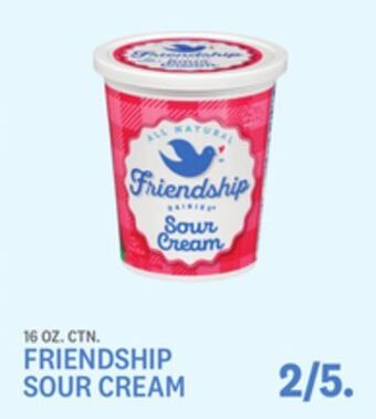 Kings Food Markets Friendship sour cream offer
