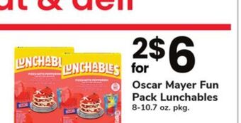 ACME Oscar mayer fun pack lunchables offer