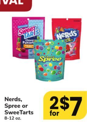 ACME Nerds, spree or sweetarts offer