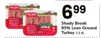 ACME Shady brook 93% lean ground turkey offer