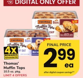 ACME Thomas' muffin tops offer
