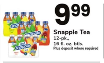 ACME Snapple tea offer
