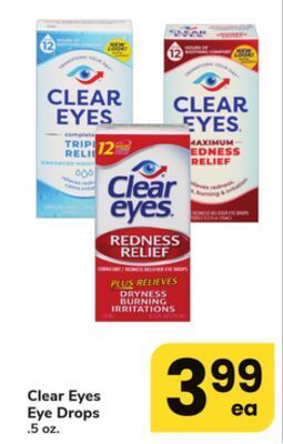 ACME Clear eyes eye drops offer