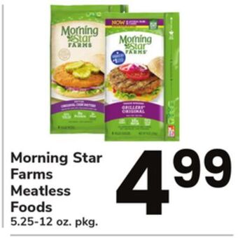 ACME Morning star farms meatless foods offer