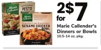 ACME Marie callender's dinners or bowls offer