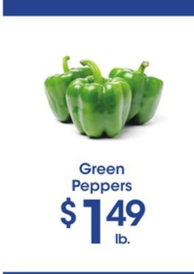 Price Rite Green peppers offer