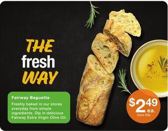 Fairway Store Market Fairway baguette offer