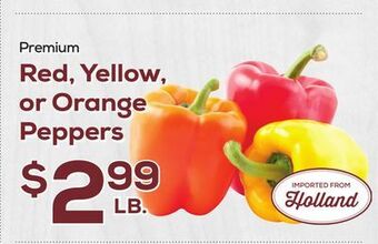 DeCicco & Sons Red, yellow, or orange peppers offer