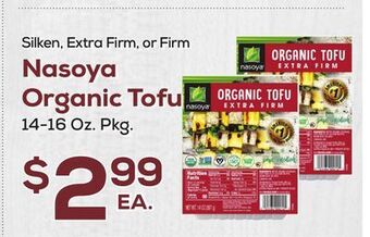 DeCicco & Sons Nasoya organic tofu offer