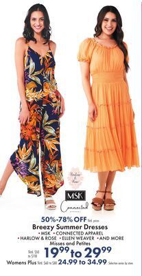 Boscov's Breezy summer dresses offer