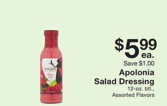 Fairway Store Market Apolonia salad dressing offer