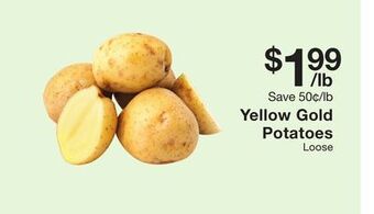 Fairway Store Market Yellow gold potatoes offer