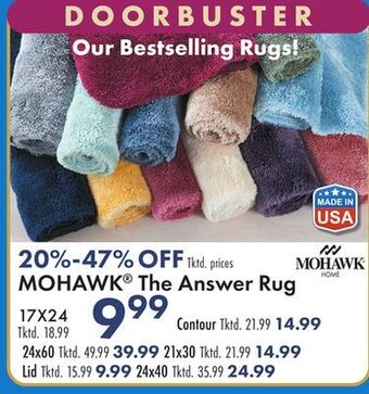 Boscov's Mohawk® the answer rug offer