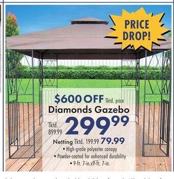 Boscov's Diamonds gazebo offer