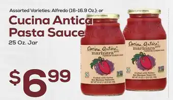 DeCicco & Sons Cucina antica pasta sauce 25 oz. jar offer