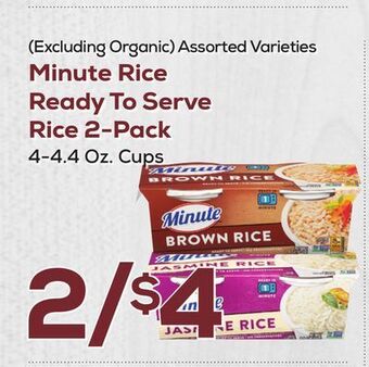 DeCicco & Sons Minute rice ready to serve rice 2-pack offer