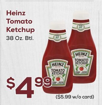 DeCicco & Sons Heinz tomato ketchup offer