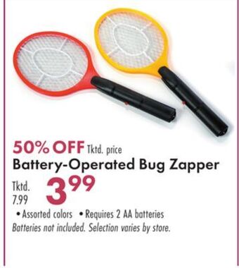 Boscov's Battery-operated bug zapper offer