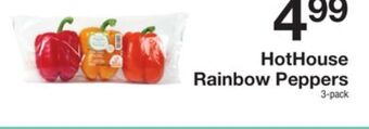 The Fresh Grocer Hothouse rainbow peppers offer