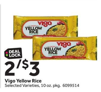 Stop&Shop Vigo yellow rice offer