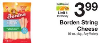 The Fresh Grocer String cheese offer