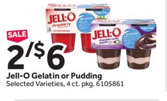 Stop&Shop Jell-o gelatin or pudding offer