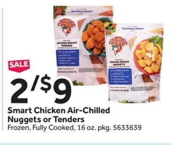 Stop&Shop Smart chicken air-chilled nuggets or tenders offer