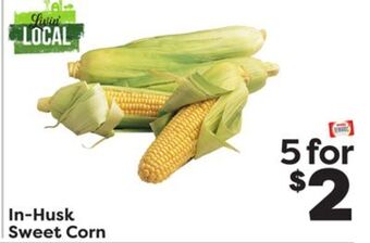 Weis Markets In-husk sweet corn offer