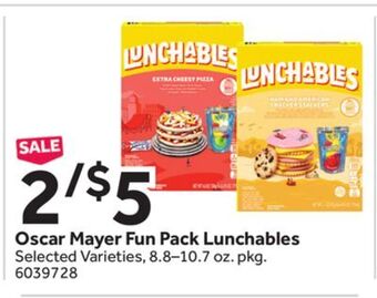 Stop&Shop Oscar mayer fun pack lunchables offer