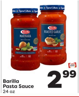 Weis Markets Barilla pasta sauce offer