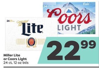 Weis Markets Miller lite or coors light offer