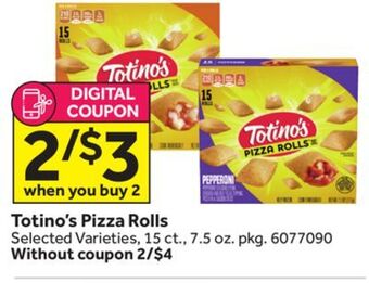 Stop&Shop Totino's pizza rolls offer