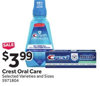 Stop&Shop Crest oral care offer