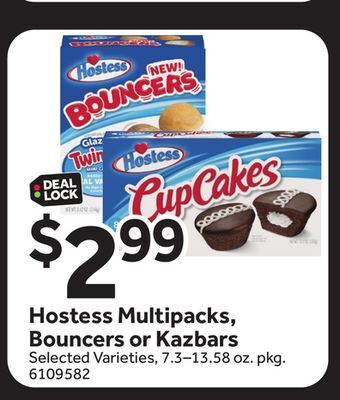 Stop&Shop Hostess multipacks, bouncers or kazbars offer