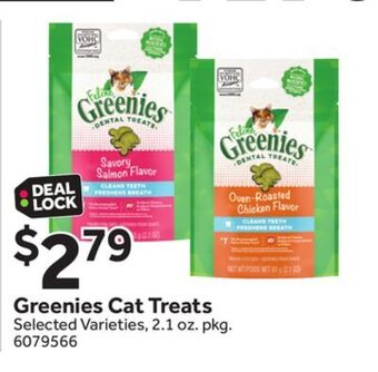 Stop&Shop Greenies cat treats offer