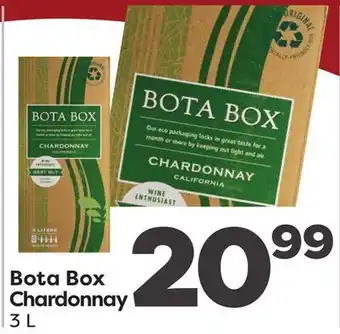 Weis Markets Bota box chardonnay offer