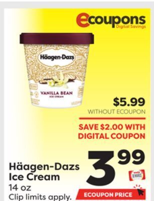 Weis Markets Häagen-dazs ice cream offer