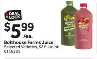 Stop&Shop Bolthouse farms juice offer