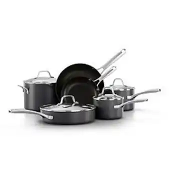 Kohl's Calphalon classic 10-pc. hard-anodized nonstick cookware set offer