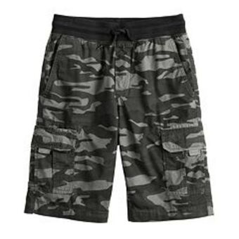 Kohl's Boys 8-20 sonoma goods for life® pull-on cargo shorts in regular & husky offer