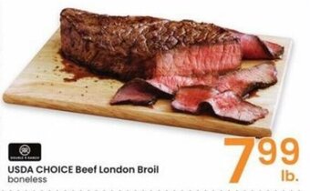 Albertsons USDA CHOICE Beef London Broil boneless offer