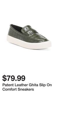 TJ Maxx Patent leather ghita slip on comfort sneakers offer