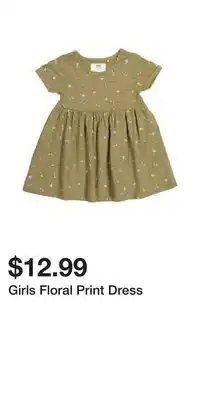 TJ Maxx Girls floral print dress offer
