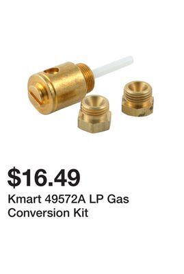Kmart Kmart 49572a lp gas conversion kit offer