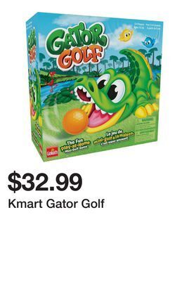 Kmart Kmart gator golf offer