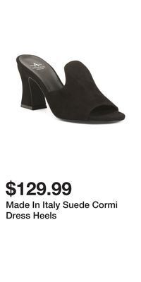 TJ Maxx Made in italy suede cormi dress heels offer